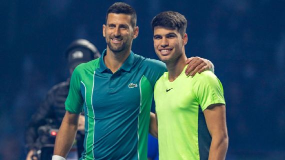 Djokovic llegó a 410 semanas como N°1 del mundo pero Alcaraz está más cerca