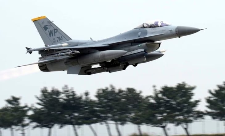 Avión de combate de EU se estrella en costa de Corea del Sur