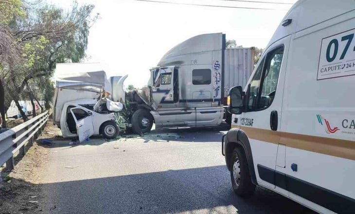 Fallece persona tras accidente automovilístico en la autopista México-Querétaro