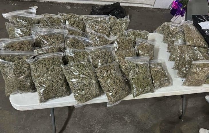 Decomisan 20 Kilos de marihuana y capturan a presunto traficante en Saltillo