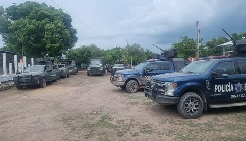 Fuerzas federales realizan operativo en la comunidad de Pueblos Unidos, Culiacán