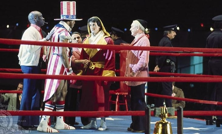 Así fue el ensayo de la intensa pelea entre Rocky Balboa y Apollo Creed