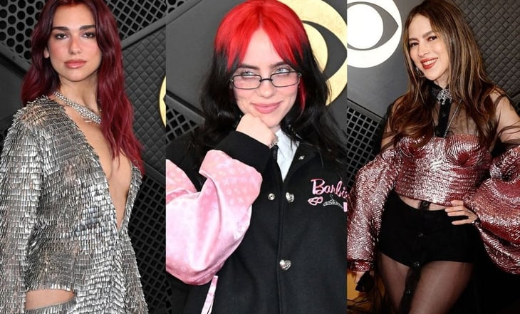 Dua Lipa, Billie Eilish y Paty Cantú, entre las estrellas que desfilaron por la alfombra roja de los Grammy