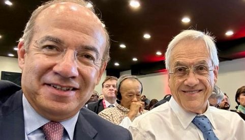 Felipe Calderón lamenta la muerte de Sebastián Piñera en accidente aéreo