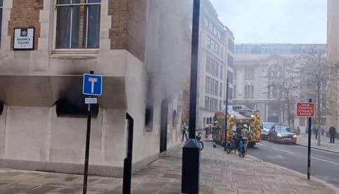 Desalojan Tribunal Penal Central de Londres por un incendio
