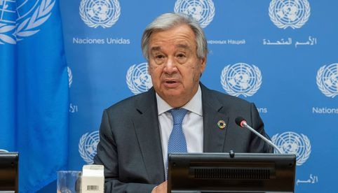 El mundo 'está entrando en la era del caos', alerta jefe de la ONU