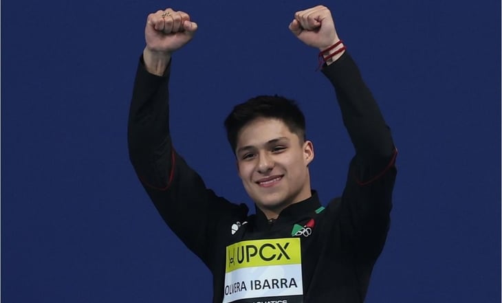 Osmar Olvera consigue su segunda medalla en el Mundial de Natación de Doha