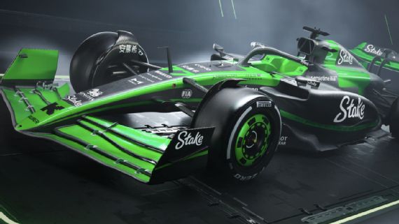 F1: El equipo Stake Sauber presentó su auto C44