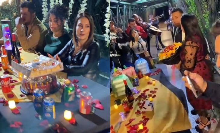 Familia festeja cumpleaños en puente peatonal y se vuelve viral en TikTok: VIDEO