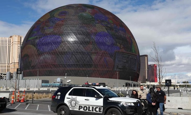 Super Bowl LVIII: Detienen a sujeto por escalar The Sphere de Las Vegas