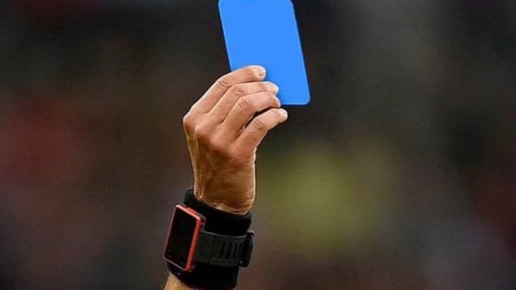 La tarjeta azul será implementada en el futbol: Esto es lo que se sabe