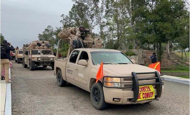Para reforzar seguridad, arriban 150 efectivos del Ejército a Tijuana, Baja California