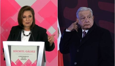Xóchitl Gálvez reta a AMLO a presentar sus reformas al Senado