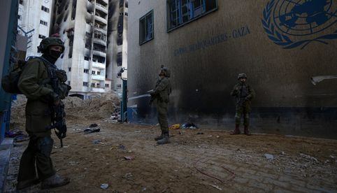 Revelan túneles debajo de sede de la agencia de la ONU para los refugiados palestinos en Gaza