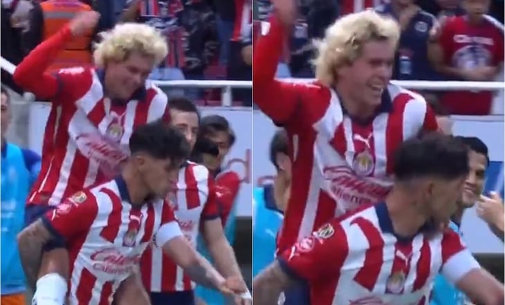 VIDEO: Cade Cowell y su divertido festejo a lo 'Vaquero' en el segundo gol de Chivas