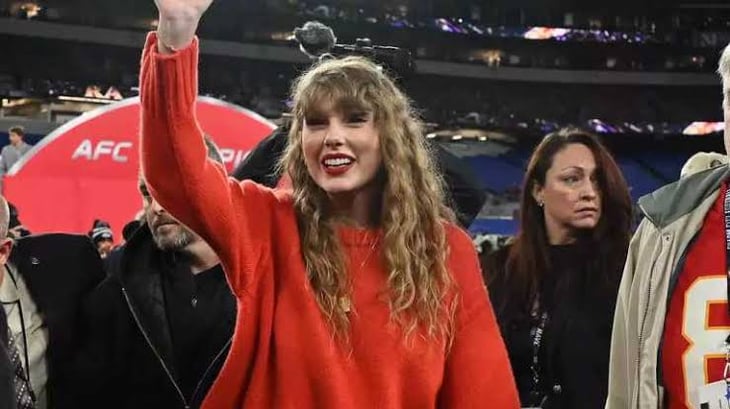 Taylor Swift festeja por la consagración de los Chiefs de Kansas City