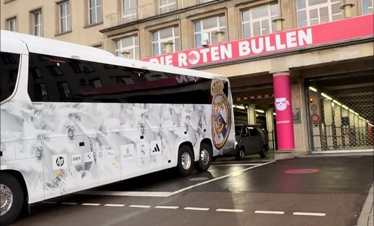 Un coche se estrelló contra el autobús del Real Madrid en Alemania
