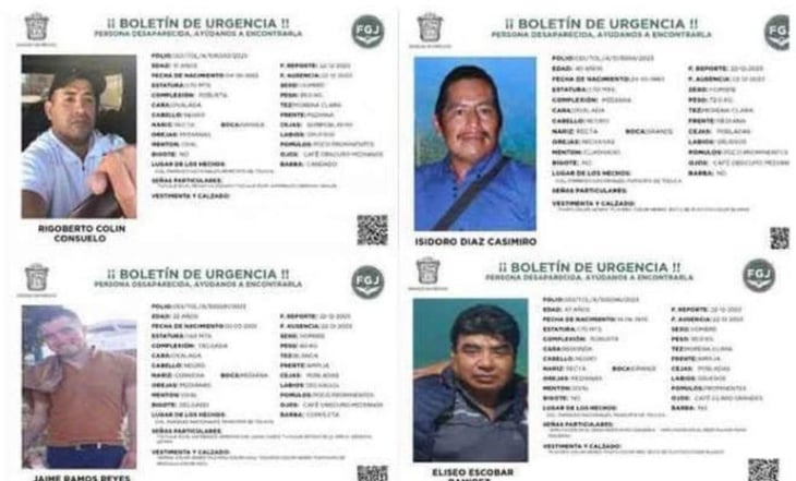Familiares y amigos exigen la aparición de 4 trabajadores, levantados de bodega de pollo en Toluca