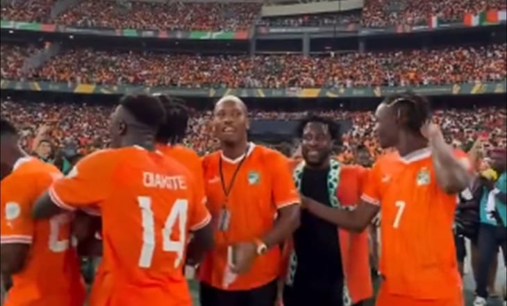 VIDEO: El emotivo festejo de la Selección de Costa de Marfil con Didier Drogba