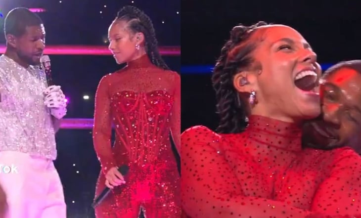 Esposo de Alicia Keys reacciona al abrazo entre Usher y la cantante durante el espectáculo de medio tiempo del Super Bowl