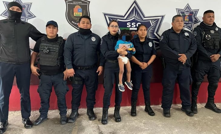 Policía de Quintana Roo halla a menor con reporte de robo