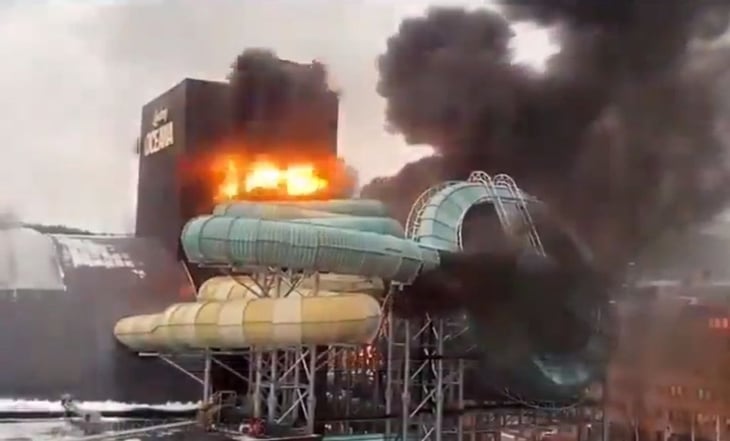 VIDEO: Incendio en parque de atracciones de Suecia deja un desaparecido