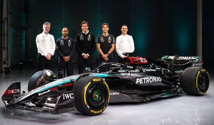 Mercedes presentó el último monoplaza que conducirá Lewis Hamilton