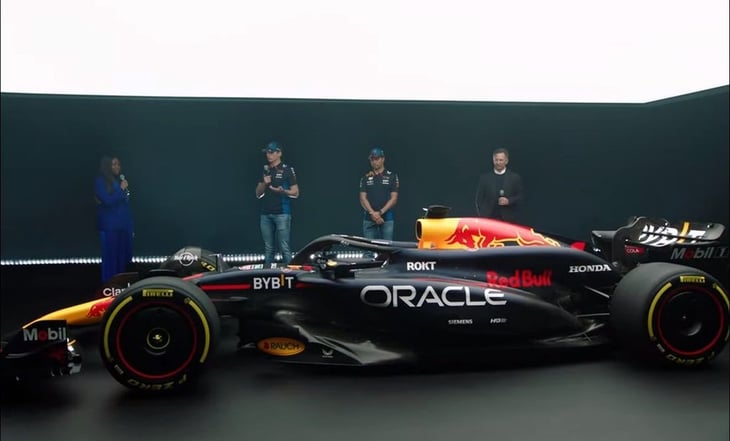 Red Bull reveló el RB20 con el que Checo Pérez y Max Verstappen correrán en el 2024 en la F1