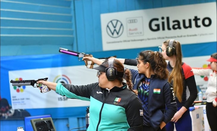 La mexicana Andrea Ibarra consigue medalla de plata en la Copa del Mundo de Rifle y Pistola