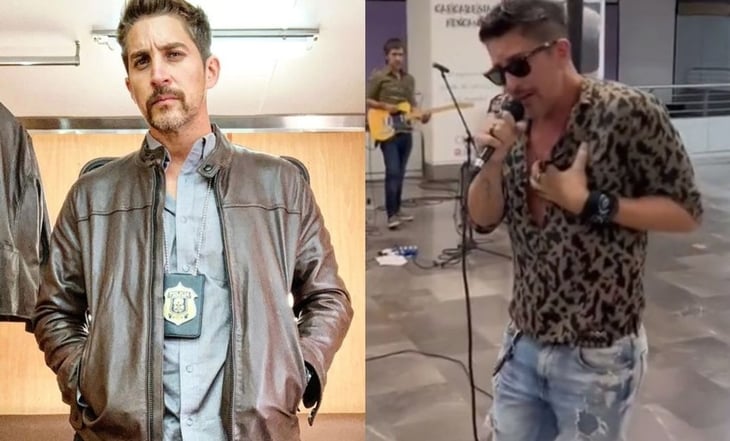 Conocido actor de telenovelas sorprende al público al cantar en el metro de la Ciudad de México