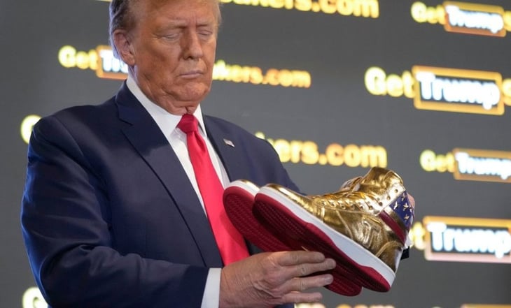 Trump lanza sneakers de edición limitada, un día después del fallo en su contra por valor de 355 mdd