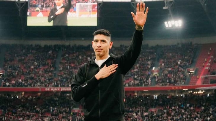 Ajax rinde homenaje a Edson Álvarez