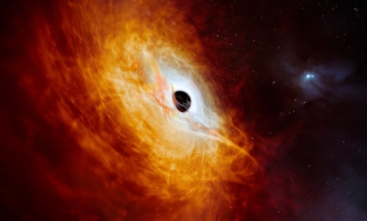 Hallan agujero negro con el cuásar más rápido y brillante jamás visto