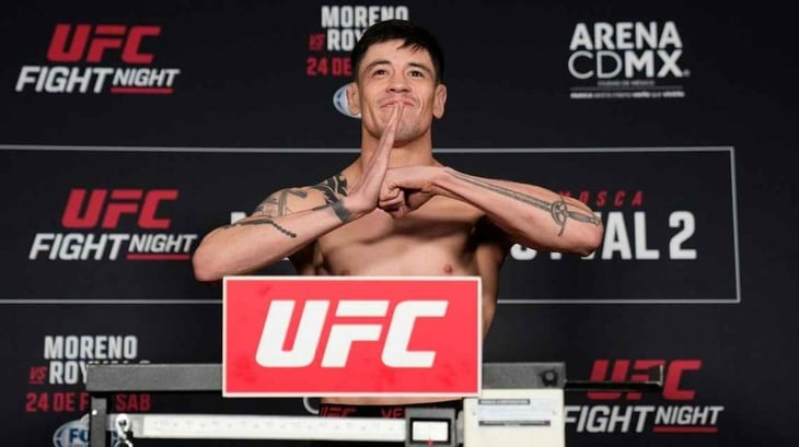 UFC México: Brandon Moreno supera sin problemas la báscula