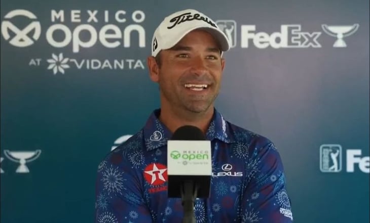 Rafael Campos tras lograr hoyo en uno en el Mexico Open at Vidanta: “Fue lindo verla desaparecer”