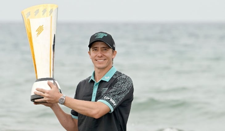 El golfista mexicano Carlos Ortiz se consagró en el Internacional Series de Omán