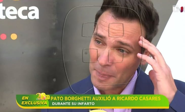 Pato Borghetti fue quien llevó a Ricardo Casares al hospital: 'Es mi hermano', dice conmovido
