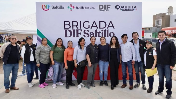 Casi cuatro mil beneficiados con brigadas DIF Saltillo