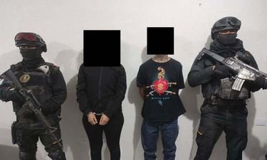 Capturan a pareja con armas, droga y equipo táctico en Nuevo León 