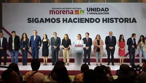 Sheinbaum suma a Marcelo Ebrard, Manuel Velasco y César Yáñez a su equipo de campaña