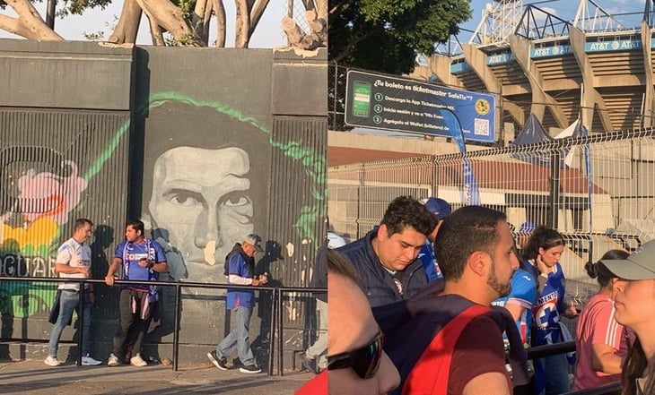 Reportan caos, en el Estadio Azteca, para recoger boletos de Cruz Azul