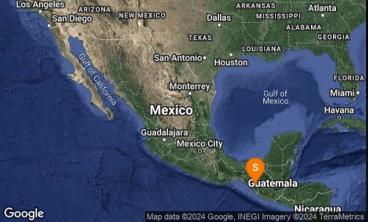 Se registra sismo de magnitud 4.5 en Comalapa, Chiapas