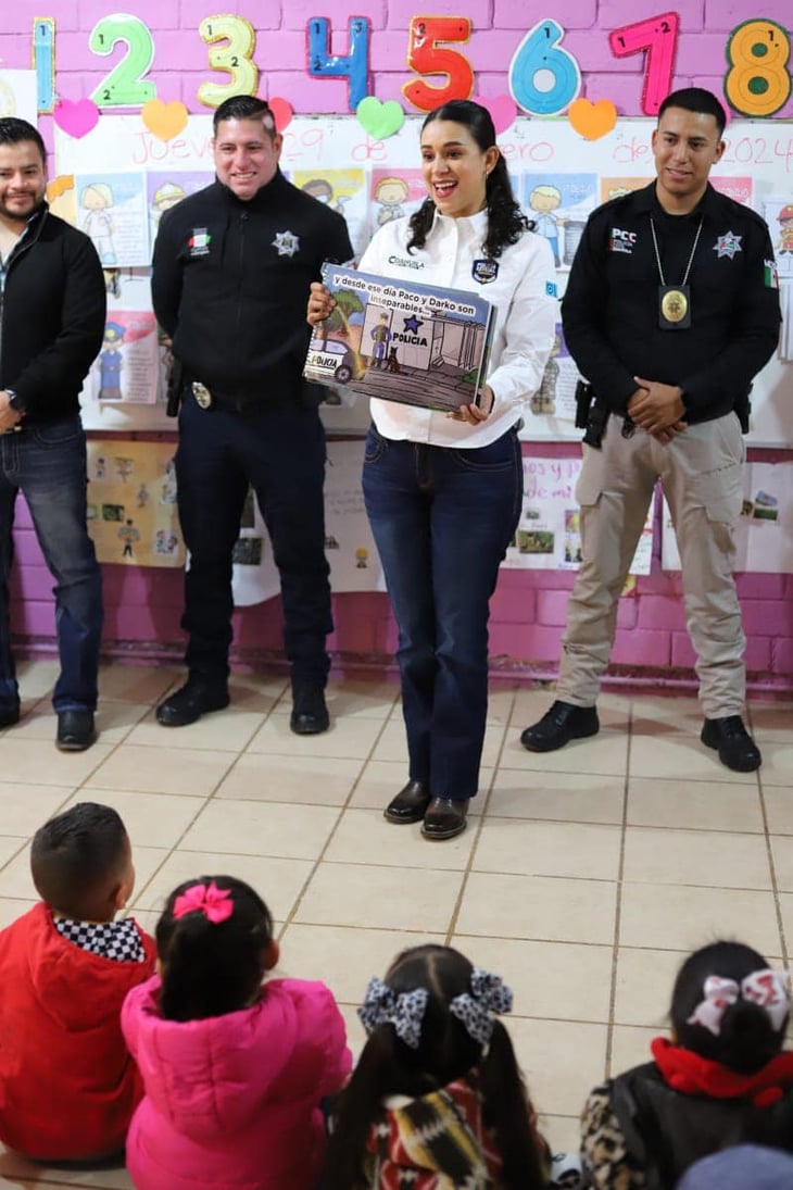 Llevan a los niños de preescolar de San Carlos charlas motivadoras para que sean mejores ciudadanos