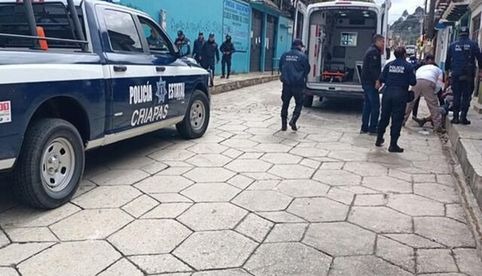 Riña en San Cristóbal de las Casas deja un lesionado y 9 sujetos fueron detenidos