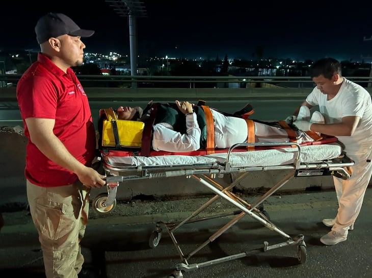 Enfermera del IMSS termina lesionada tras ser chocada en Monclova