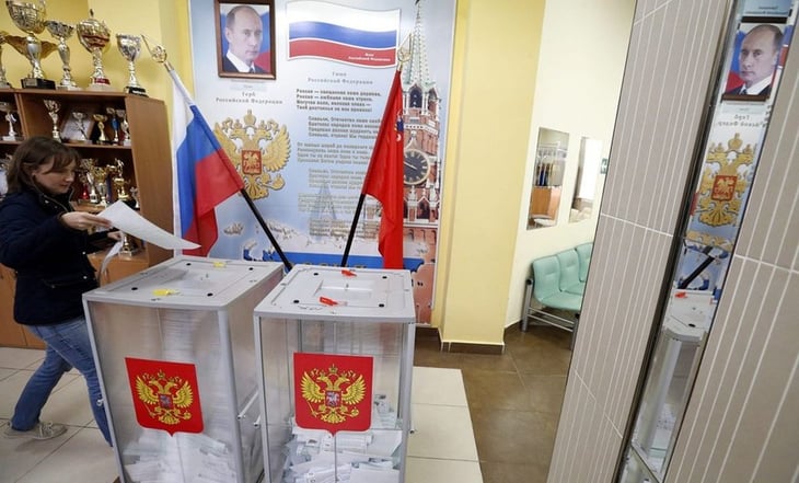 La anexionada Donetsk concluye la votación anticipada para las presidenciales rusas