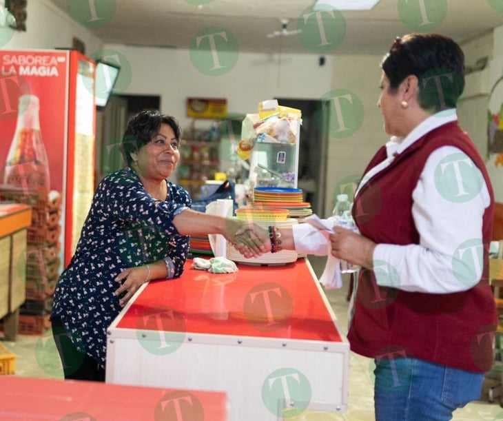 Diputada Lupita propone mejoras para comercio en Sabinas