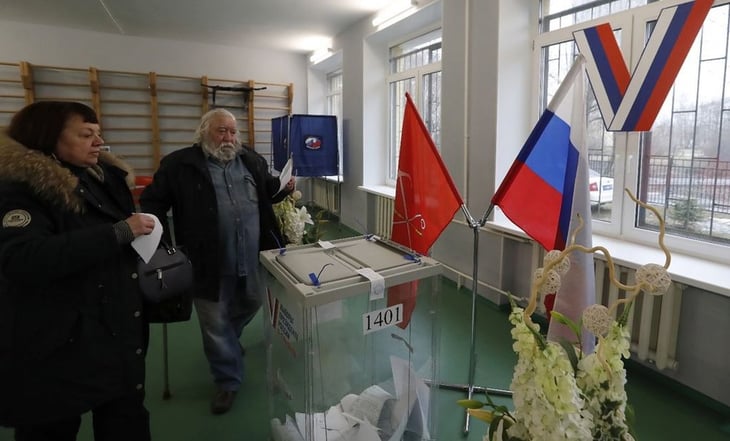 Elección en Rusia: Alta participación y mucha policía en la primera jornada electoral presidencial