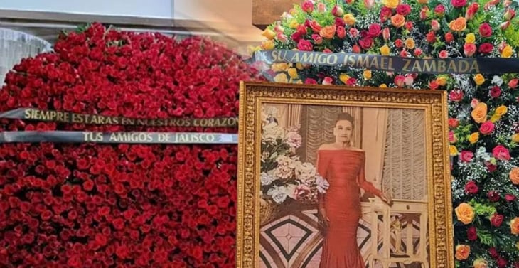 'La Gilberona' recibe flores de Ismael 'El Mayo' Zambada y de familiares de 'El Chapo' Guzmán en su funeral