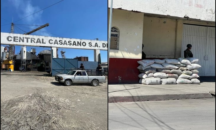 Militares levantan barricada para impedir ataque contra ingenio azucarero en Morelos
